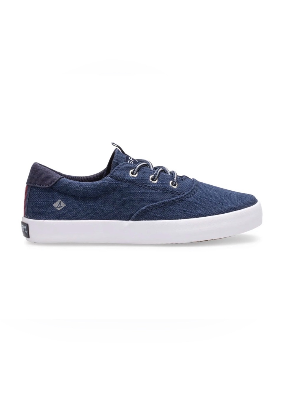 NEW! Men's Navy Canvas Low-Top Sneaker - Sperry
